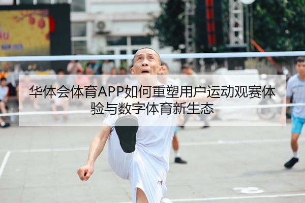 华体会体育APP如何重塑用户运动观赛体验与数字体育新生态